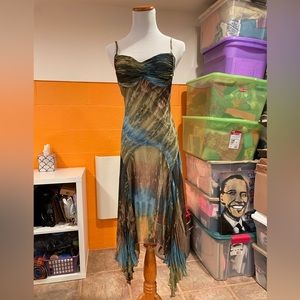90s vintage midi dress